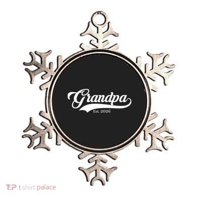 Varsity Style Grandpa EST 2026 Ornament