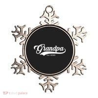 Varsity Style Grandpa EST 2026 Ornament thumb 0