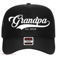 Varsity Style Grandpa EST 2026 Hat thumb 0
