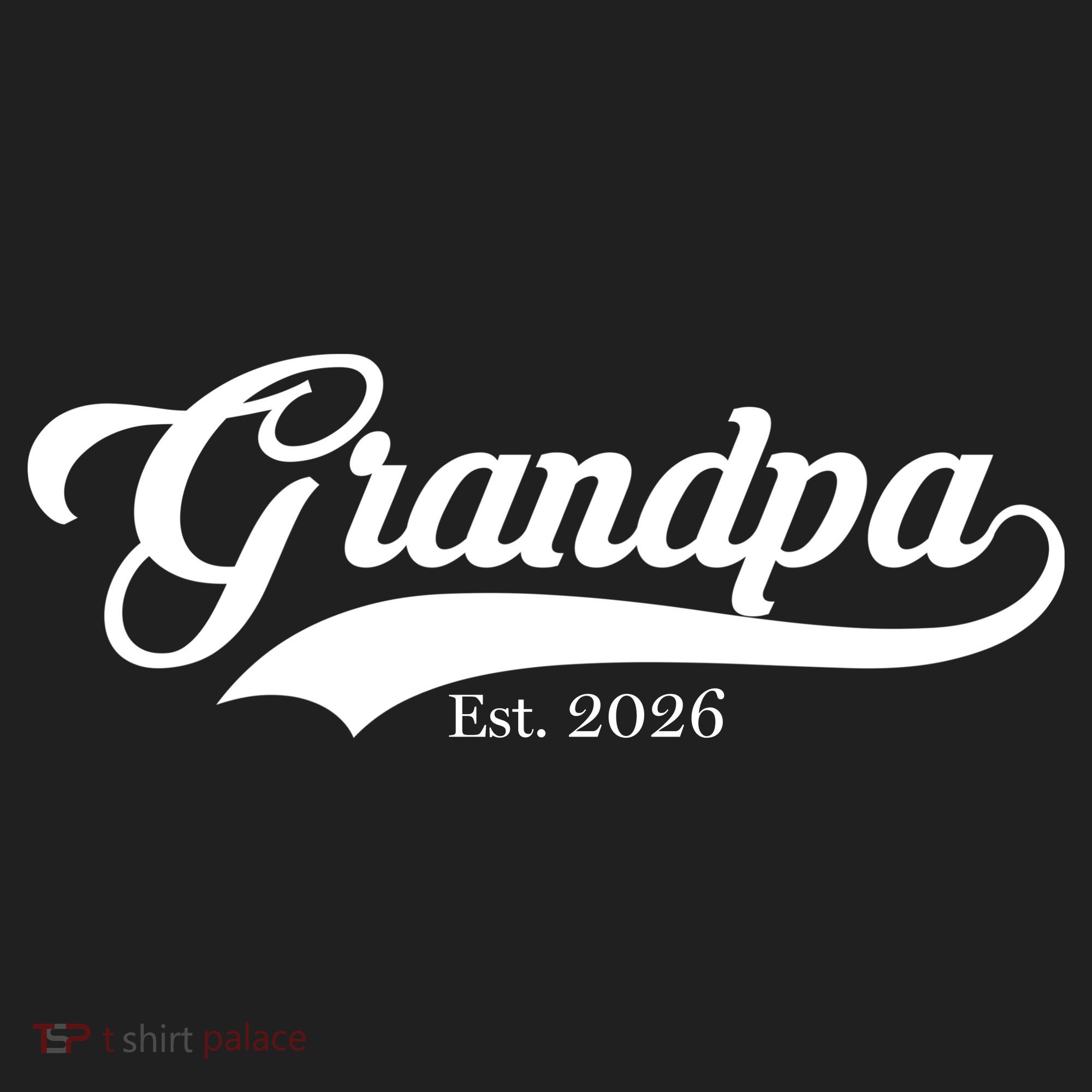 Varsity Style Grandpa EST 2026 Hat