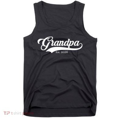 Varsity Style Grandpa EST 2026 Tank Top