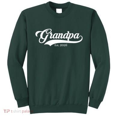 Varsity Style Grandpa EST 2026 Sweatshirt