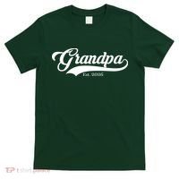 Varsity Style Grandpa EST 2026 T-Shirt thumb 0