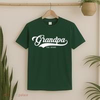 Varsity Style Grandpa EST 2026 T-Shirt thumb 2