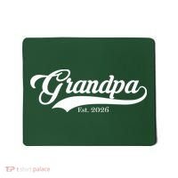 Varsity Style Grandpa EST 2026 Mousepad thumb 0