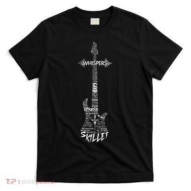 Vintage Skillet Guitar Typography T-Shirt