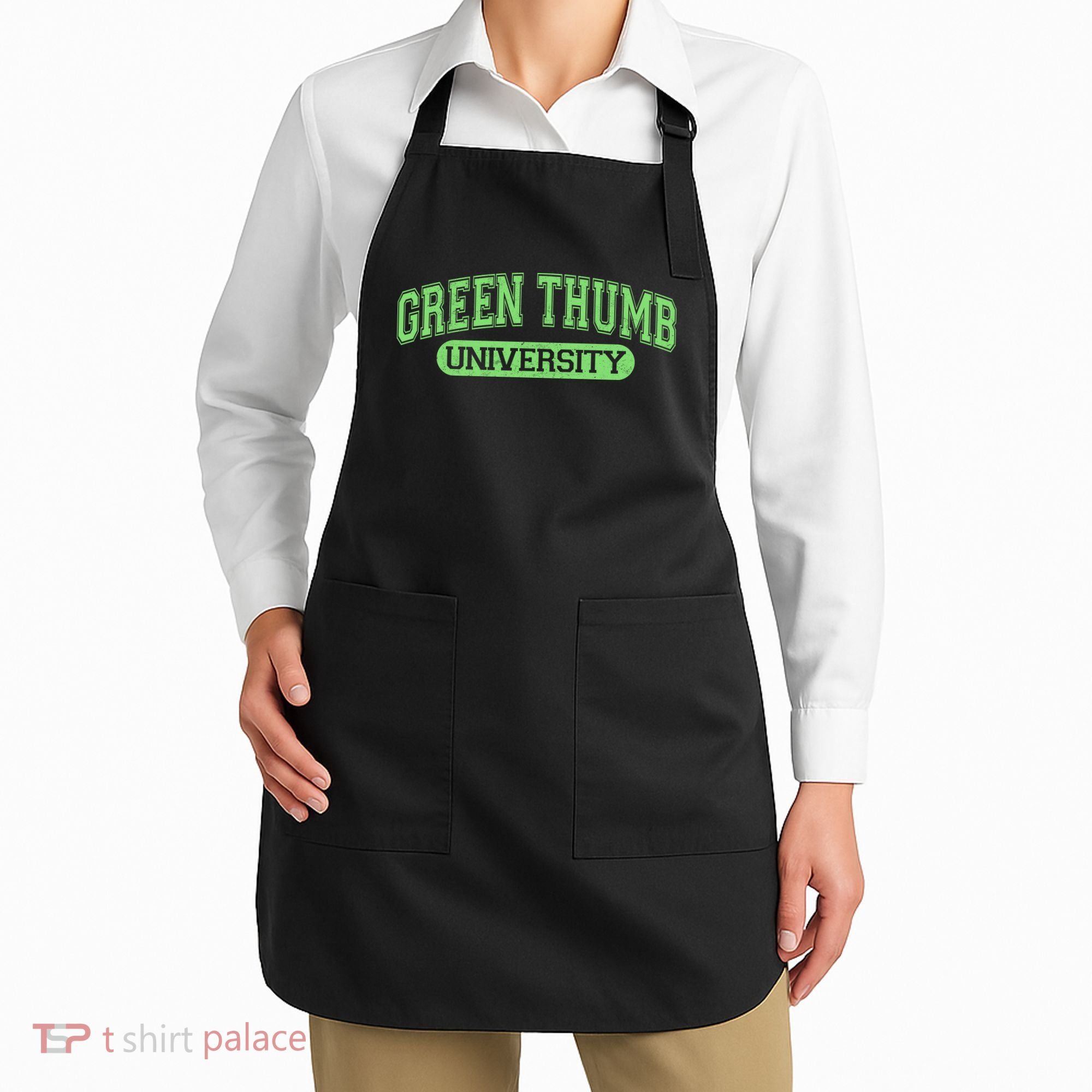 Varsity Style Green Thumb University Apron