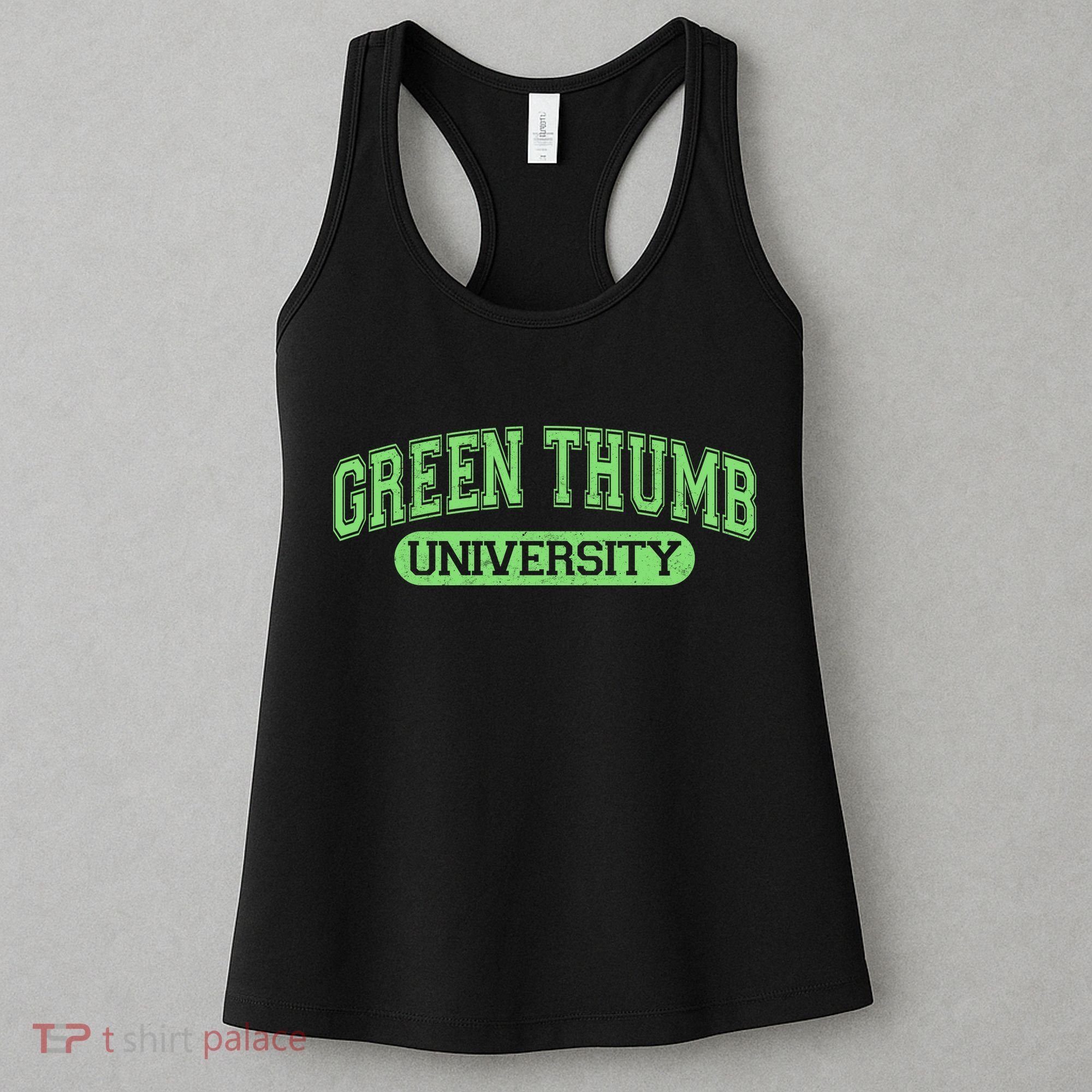 Varsity Style Green Thumb University Women's Tank Top