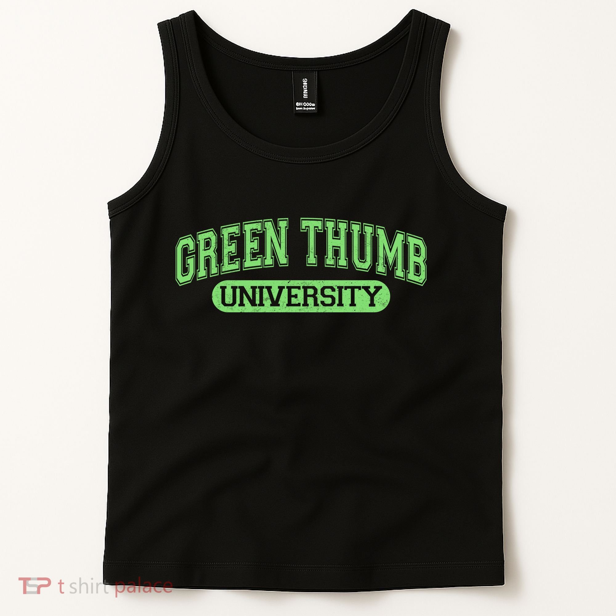 Varsity Style Green Thumb University Tank Top