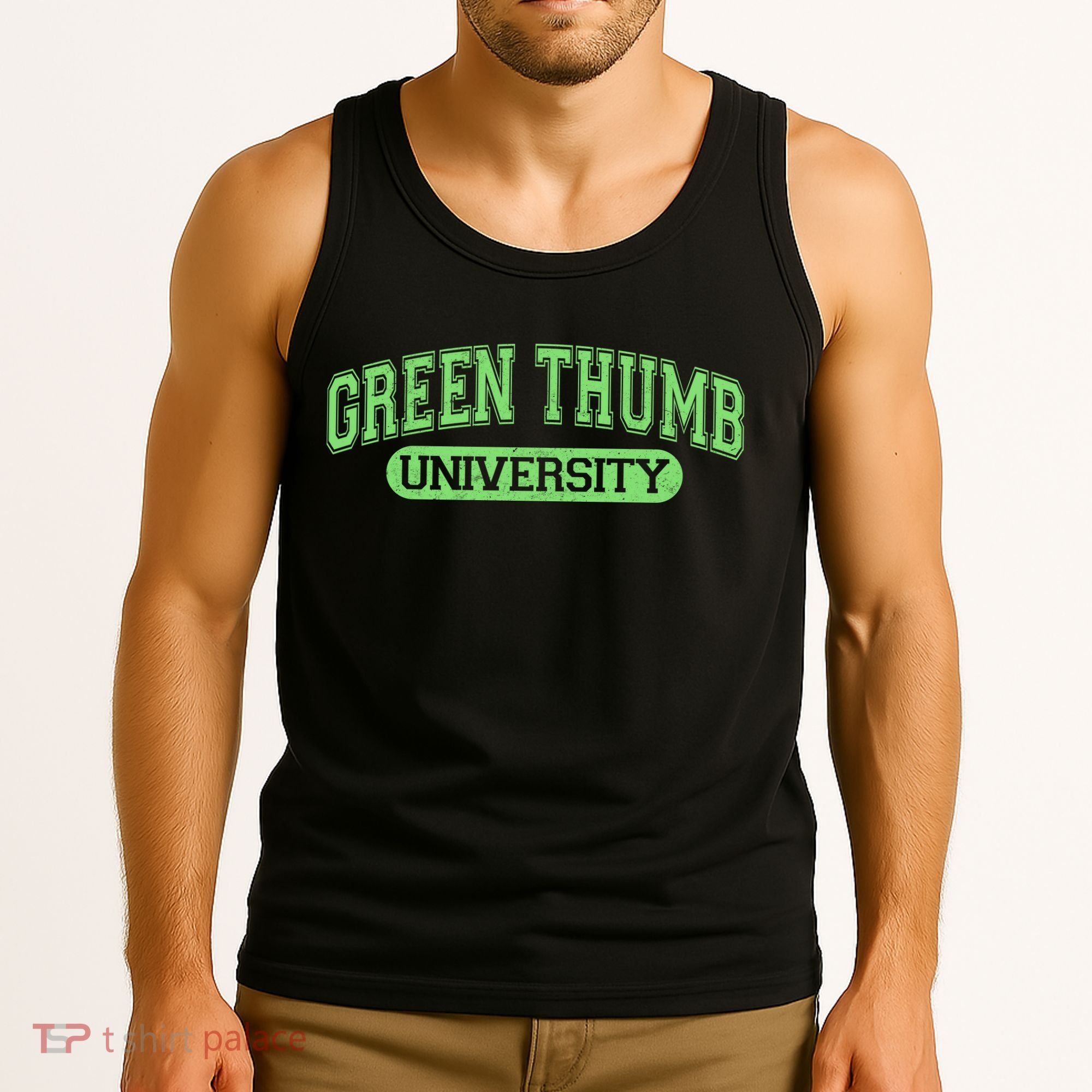 Varsity Style Green Thumb University Tank Top
