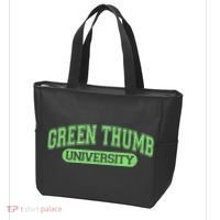 Varsity Style Green Thumb University Tote Bag thumb 3