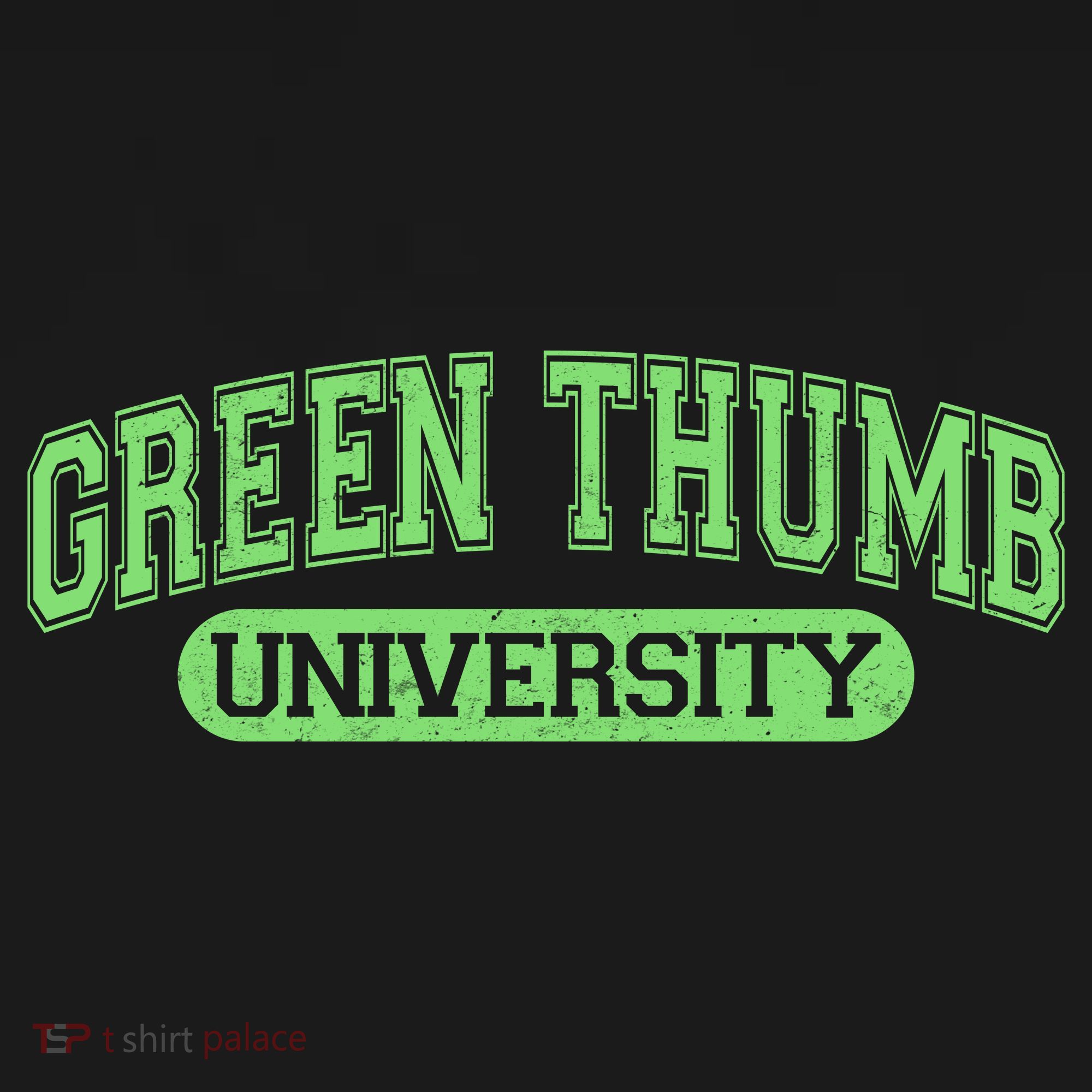 Varsity Style Green Thumb University Tote Bag