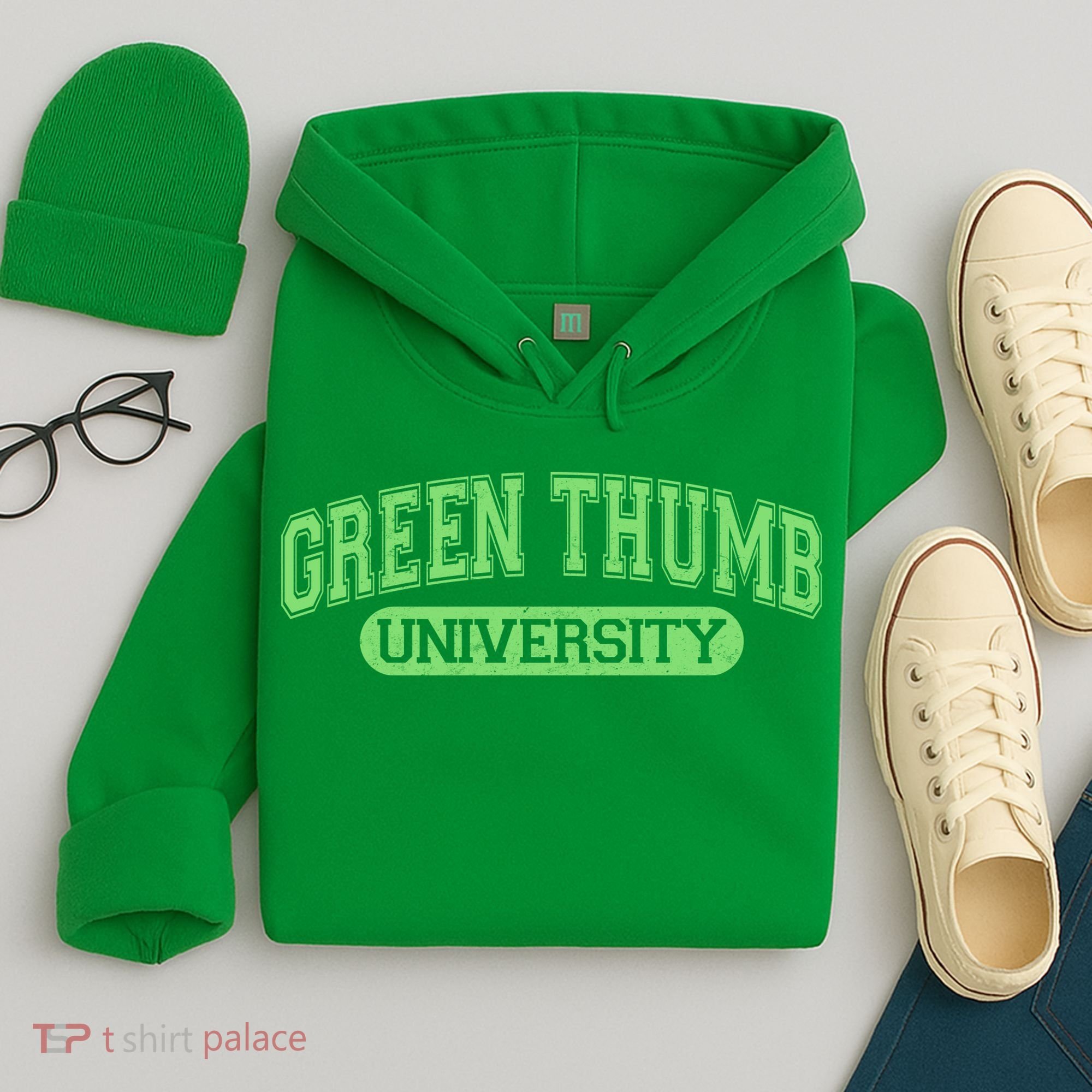 Varsity Style Green Thumb University Hoodie