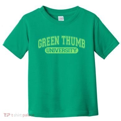 Varsity Style Green Thumb University Toddler T-Shirt