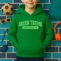 Varsity Style Green Thumb University Kids Hoodie thumb 2