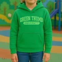 Varsity Style Green Thumb University Kids Hoodie thumb 3