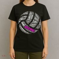 Volleyball Sayings Gift For Teen And Women T-Shirt thumb 4