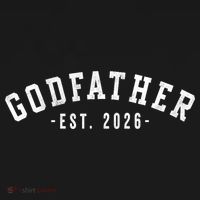 Varsity Style Godfather EST 2026 USA-Made Doggie Bandana thumb 2