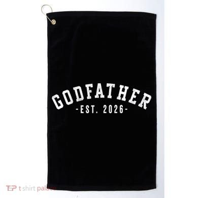 Varsity Style Godfather EST 2026 Golf Towel