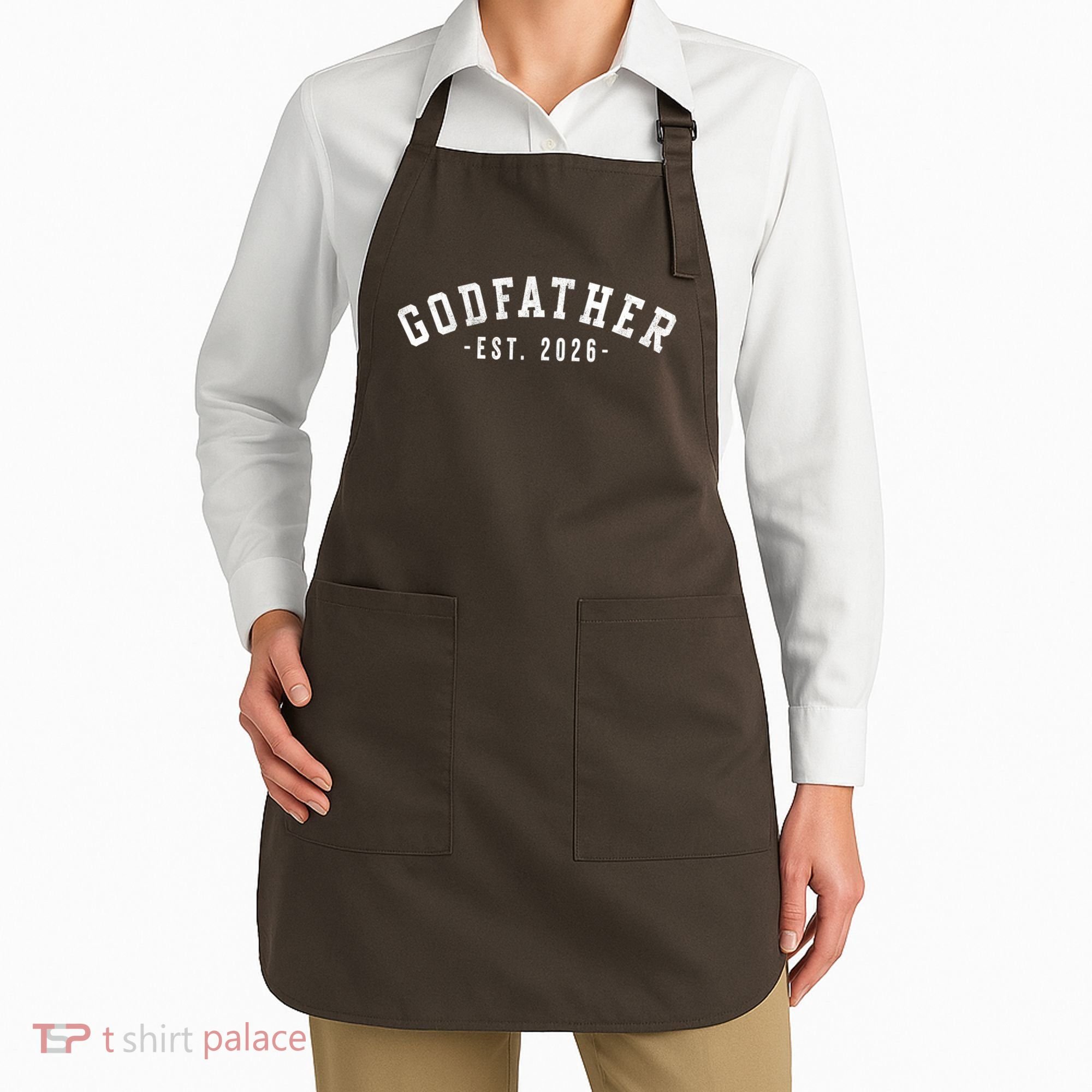 Varsity Style Godfather EST 2026 Apron