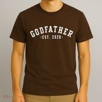 Varsity Style Godfather EST 2026 T-Shirt thumb 3