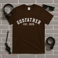 Varsity Style Godfather EST 2026 T-Shirt thumb 5