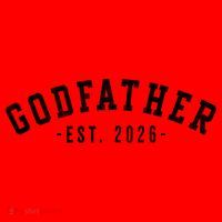 Varsity Style Godfather EST 2026 Santa Hat thumb 1