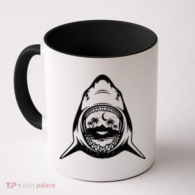 Vintage Shark Head Island Coffee Mug