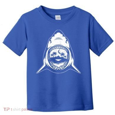 Vintage Shark Head Island Toddler T-Shirt