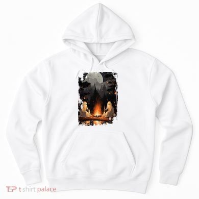 Vintage Spooky Horror Ghost Book Hoodie