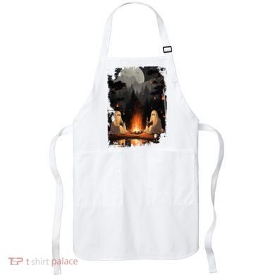 Vintage Spooky Horror Ghost Book Apron