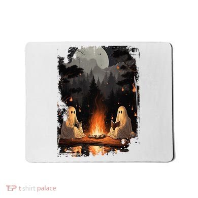 Vintage Spooky Horror Ghost Book Mousepad