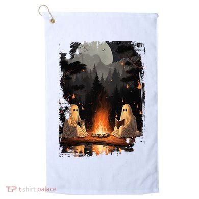 Vintage Spooky Horror Ghost Book Golf Towel