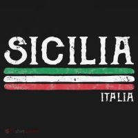 Vintage Sicilia Italy Italia Souvenir Italian Sicily T-Shirt thumb 7