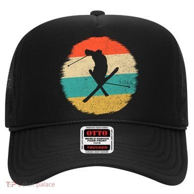 Vintage Ski Jump Skiing Gift Ski Lover Gift Hat