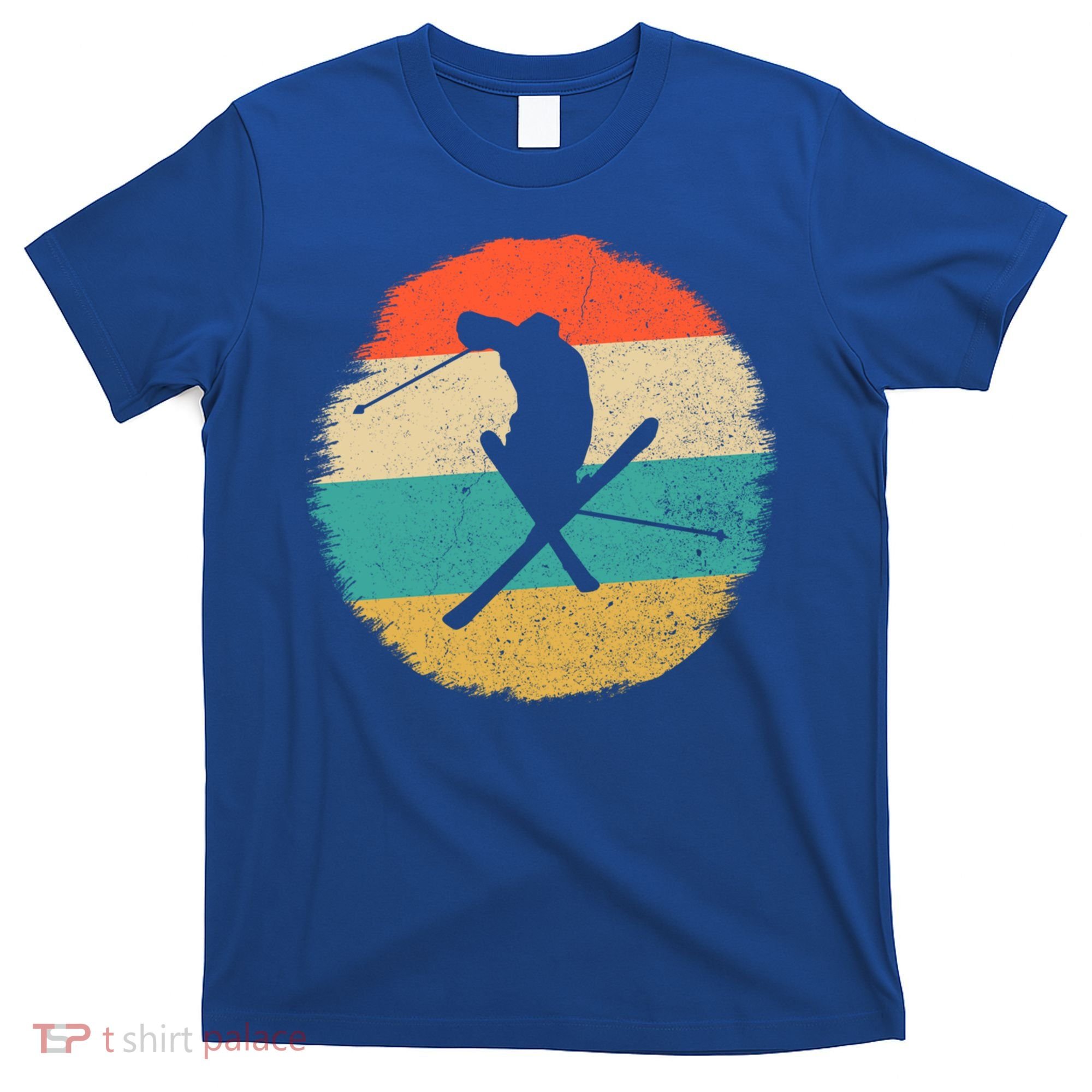 Vintage Ski Jump Skiing Gift Ski Lover Gift T-Shirt