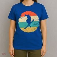 Vintage Ski Jump Skiing Gift Ski Lover Gift T-Shirt thumb 4