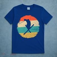 Vintage Ski Jump Skiing Gift Ski Lover Gift T-Shirt thumb 5
