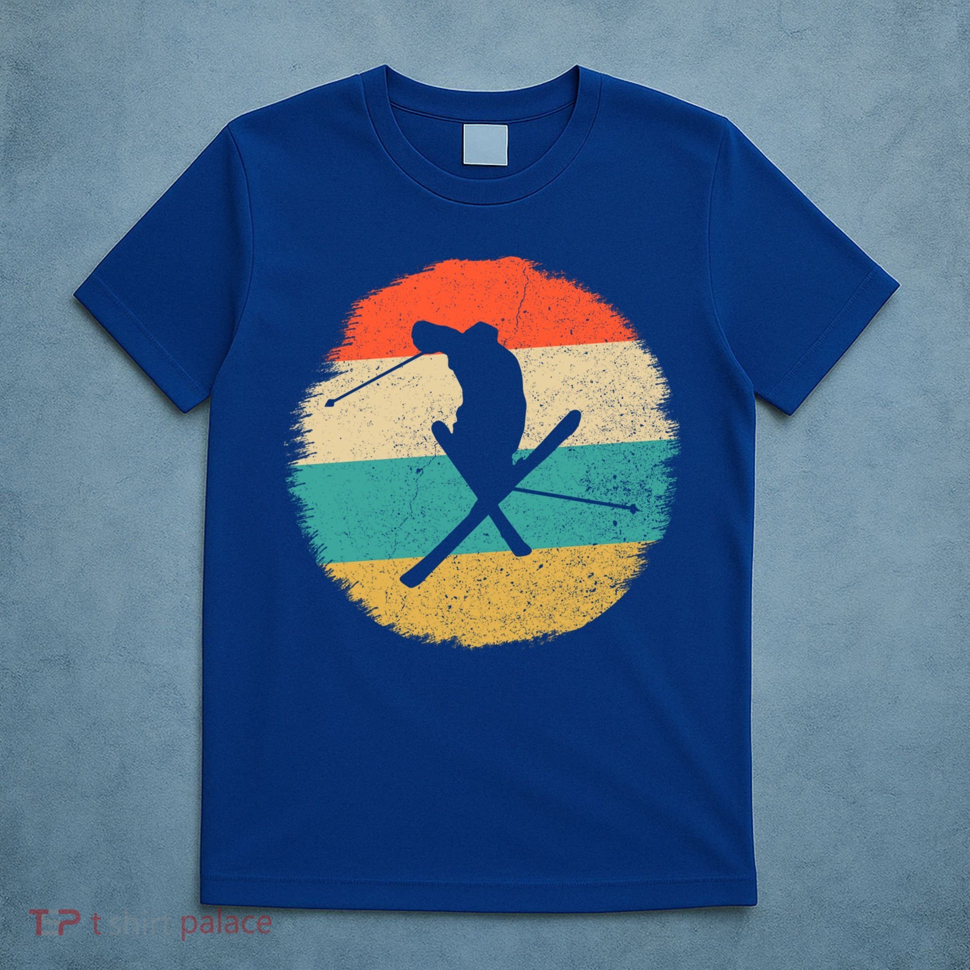 Vintage Ski Jump Skiing Gift Ski Lover Gift T-Shirt