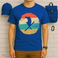 Vintage Ski Jump Skiing Gift Ski Lover Gift T-Shirt thumb 6