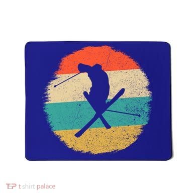 Vintage Ski Jump Skiing Gift Ski Lover Gift Mousepad