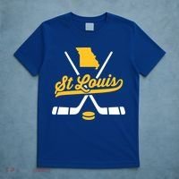 Vintage St Louis Ice Hockey Sticks Sports Team Fan Gift T-Shirt thumb 5