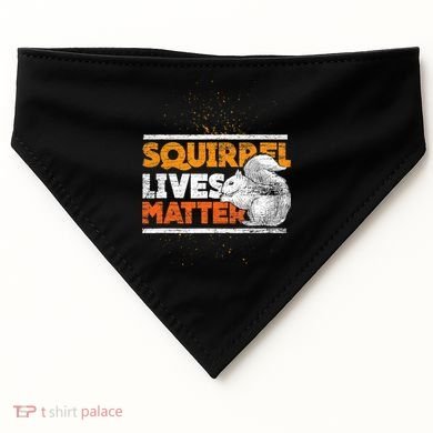 Vintage Squirrel Lives Matter TShirt USA-Made Doggie Bandana