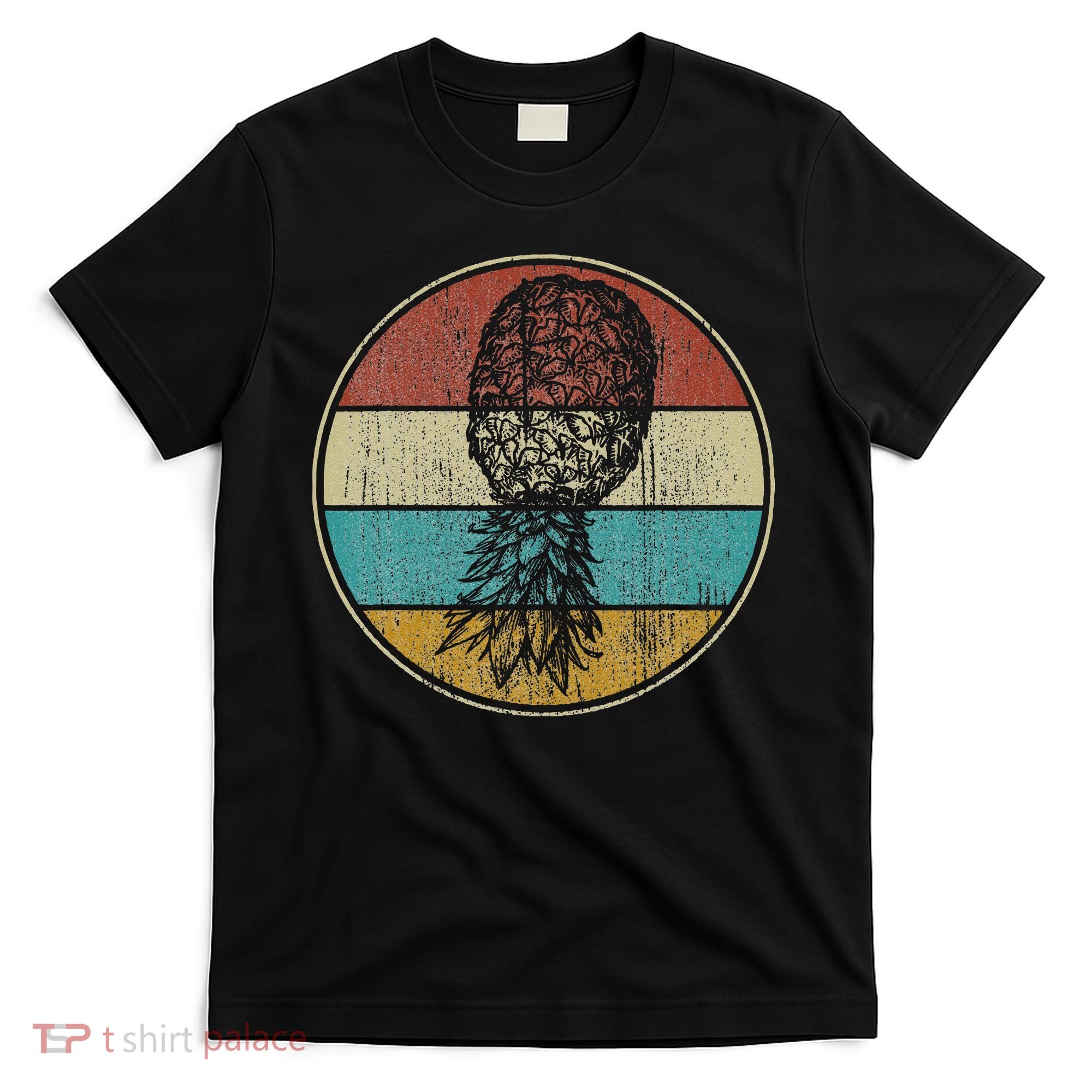 Vintage Swinger Lifestyle Retro Upside Down Pineapple T-Shirt
