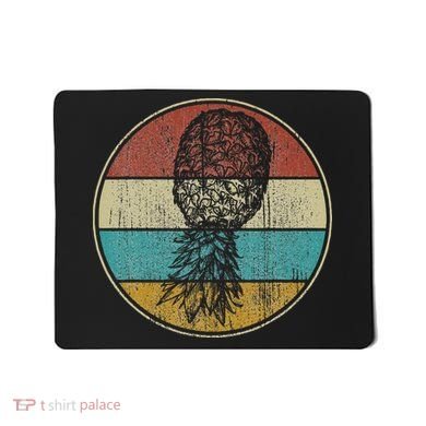 Vintage Swinger Lifestyle Retro Upside Down Pineapple Mousepad