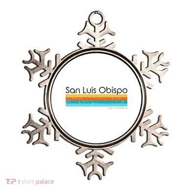 Vintage San Luis Obispo California Ca Retro Design Ornament