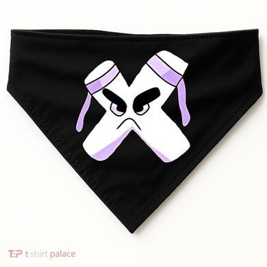 Villain Strong Letter X Alphabet Lore USA-Made Doggie Bandana