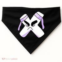 Villain Strong Letter X Alphabet Lore USA-Made Doggie Bandana thumb 0
