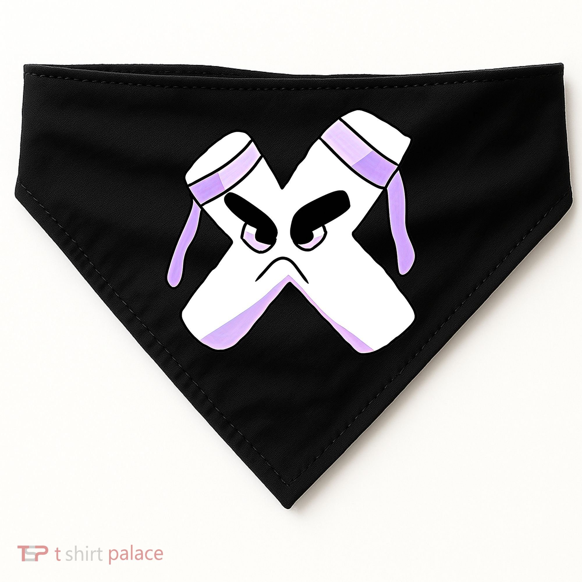 Villain Strong Letter X Alphabet Lore USA-Made Doggie Bandana