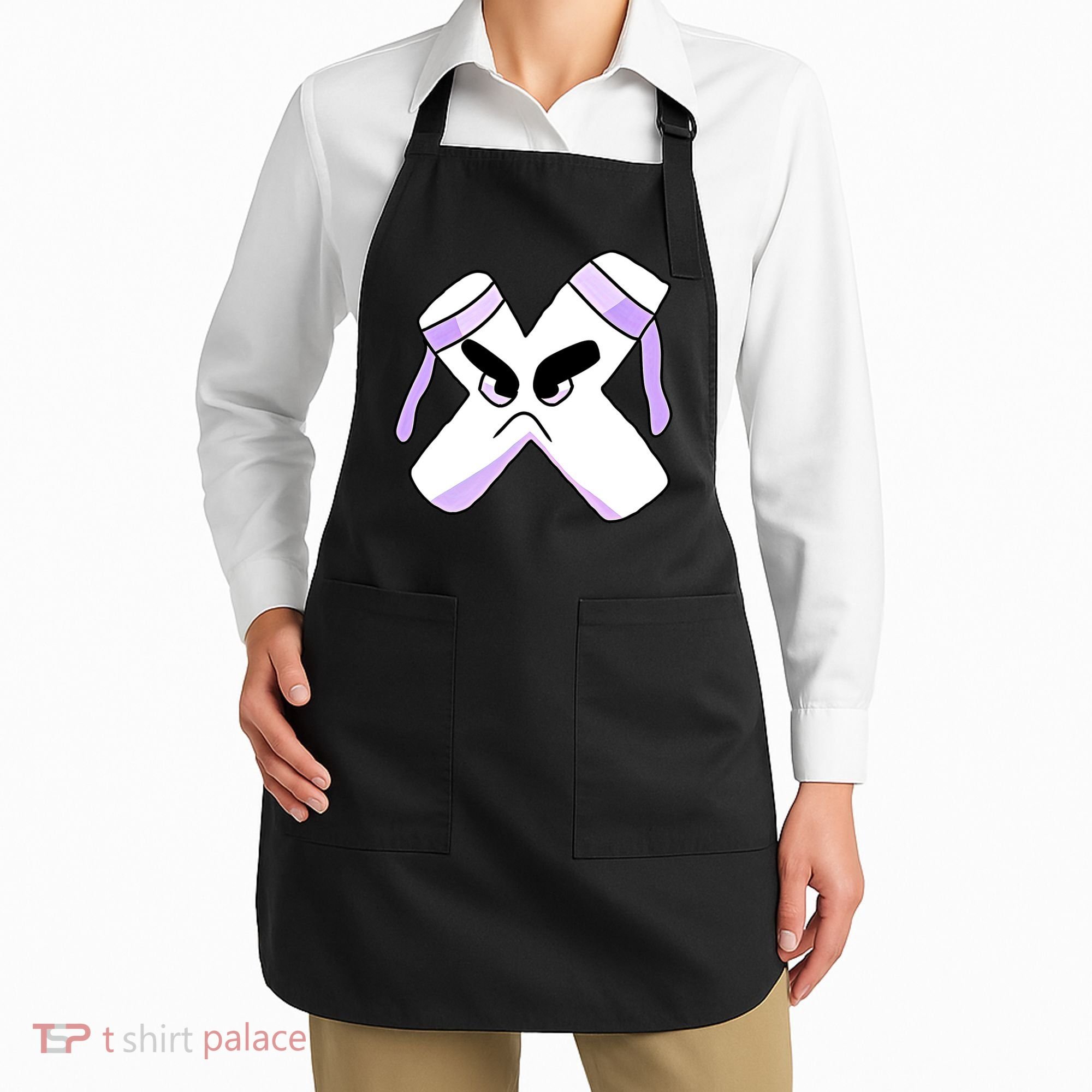 Villain Strong Letter X Alphabet Lore Apron